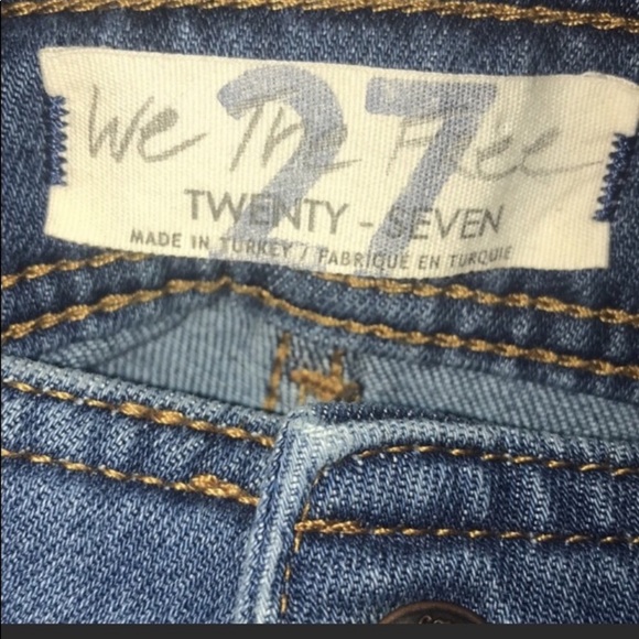 Free People Mindy Rigid Flare women’s ultra high waist size 27 -Indigo Blue- - Picture 2 of 7